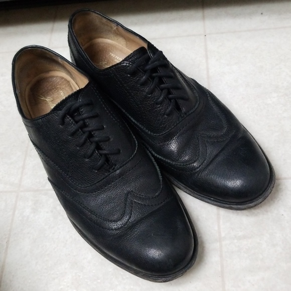 Frye Other - FRYE Black Leather Wingtip Oxford Lace Up Shoes